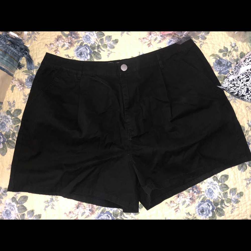 Black Chino Shorts